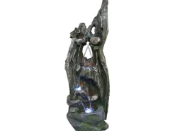 Vogeltränken^Silex Kunststeinbrunnen Ginkgo