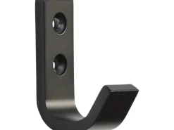 Siro Haken Metall Schwarz Matt Lochabstand 16 mm