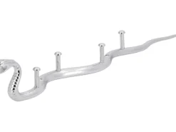 Siro Garderoben^Hakenleiste 2088 Metall Chrom Glänzend Länge 369 mm 4 Haken