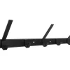 Siro Garderoben^Hakenleiste 1674 Metall Uni Schwarz Matt Länge 553 mm 5 Haken
