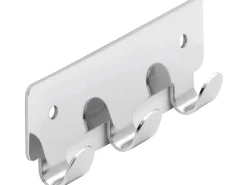 Siro Garderoben^Hakenleiste 1603 Metall Länge 114 mm 3 Haken