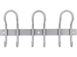 Siro Hakenleiste 1783 Metall Aluminium Länge 300 mm 6 Haken