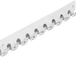 Siro Garderoben^Hakenleiste 1603 Metall Länge 366 mm 9 Haken