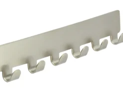 Siro Garderoben^Hakenleiste Selbstklebend Matt Vernickelt Länge 240 mm