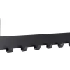 Siro Garderoben^Türgarderobe 1977 Metall Uni Schwarz Matt Länge 375 mm 6 Haken