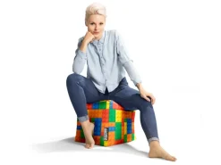 Sitting Point Sitzsäcke^Hocker Cube Bricks 60 l Bunt