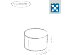 Sitting Point Hocker Outside 120 l