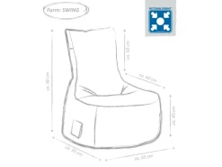 Sitting Point Sitzsäcke^Sessel Sitzsack Scuba 300 l Khaki