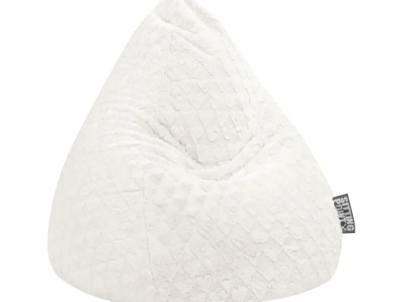 Sitting Point Sitzsack BeanBag Fluffy 220 l Herz-Muster