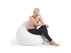Sitting Point Sitzsack BeanBag Fluffy 220 l Herz-Muster