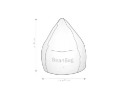 Sitting Point Sitzsack BeanBag Malibu 120 l Bunt