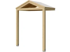 Skan Holz Insektenschutz^Vordach Sellin 205 cm x 126 cm Natur Unbehandelt