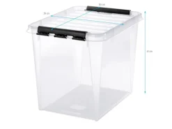 SmartStore Bettwäsche^Aufbewahrungsbox Classic mit Deckel 52 l