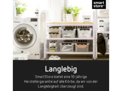 SmartStore Bettwäsche^Aufbewahrungsbox Classic mit Deckel 66 l