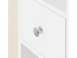 SoBuy Badezimmerschrank Hochschrank Badregal mit 6 Einlegeböden 20x180x20cm BZR34-II-W