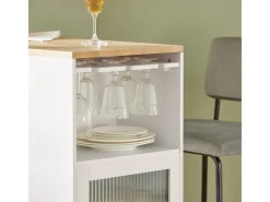 SoBuy Tische^Bartisch Esstisch Balkontisch Küchentisch Bistrotisch Stehtisch FWT99-WN