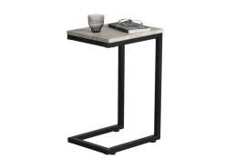 SoBuy Sessel^Betttisch Beistelltisch Sofatisch Nachttisch Pflegetisch Grau FBT44-HG