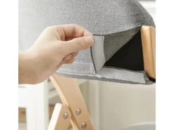 SoBuy Stühle^Esszimmerstuhl Klappstuhl Küchenstuhl Polsterstuhl mit Lehne FST92-N