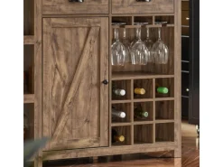 SoBuy Kommode^Kücheninsel Freistehend Küchenschrank Sideboard Buffet Vintage SVW20-N