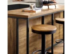 SoBuy Vitrinen^Kücheninsel Freistehend Küchenschrank Sideboard 170x89x60cm KNL01-F