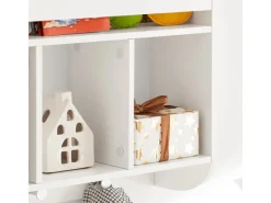 SoBuy Bücherregale|Sitzbänke^Kinderregal Bücherregal für Kinder Wandregal Hängeregal KMB46-W
