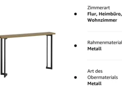 SoBuy Kommode^Konsolentisch Flurtisch Dekotisch Sideboard Kommode Vintage FSB50-PF