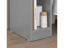 SoBuy Tische^Nachttisch 2er Set Sofatisch Beistelltisch Hellgrau FBT111-HGx2