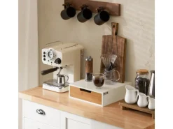 SoBuy Aufbewahrung^Schubladenbox Aufbewahrungsbox Schreibtischorganizer 30×10×31cm FRG179-WN