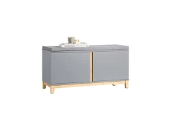 SoBuy Sitzbänke^Schuhbank mit Sitzfläche Sitzbank mit Stauraum Hell FSR117-HG