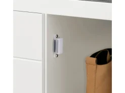 SoBuy Regal Weiß|Sitzbänke^Schuhbank mit Sitzfläche Sitzbank aus MDF 91x51x30cm Weiß-Grau FSR63-II-W