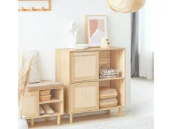 SoBuy Sideboards|Kommode^Sideboard Kommode Küchenschrank Flurschrank Lowboard Natur FSB87-N