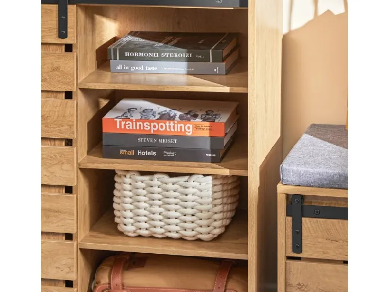 SoBuy Schränke|Bücherregale^Sideboard Schuhschrank Kommode Küchenschrank Flurschrank Lowboard FSB65-N