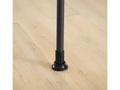 SoBuy Garderoben^Teleskop Kleiderständer mit 4 Kleiderstangen Garderobenständer KLS03-II-SCH