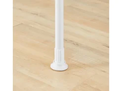 SoBuy Garderoben^Teleskop Kleiderständer mit 2 Kleiderstangen Garderobenständer FRG109-II-W