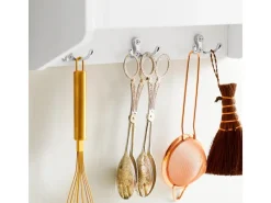 SoBuy Aufbewahrung^Wandregal Gewürzregal Küchenregal mit 3 Ablagen Badregal KCR12-W