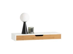 SoBuy Wandregale^Wandschrank Hängeschrank Wandgarderobe mit Schublade FRG93-WN