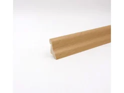 Zierprofile^Sockelleiste Clipfix A furniert Buche gedämpft. 22 x 40 x 2500 mm