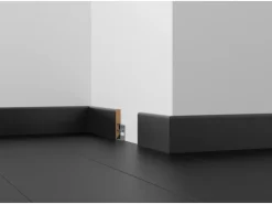 Zierprofile^Sockelleiste Mahagoni foliert 56 mm x 10 mm Länge 2400 mm