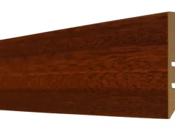 Zierprofile^Sockelleiste Mahagoni foliert 56 mm x 10 mm Länge 2400 mm