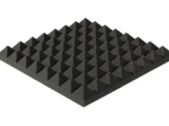 Softpur Pyramidenschaum Akupur 400 mm x 400 mm x 30 mm Dunkelgrau