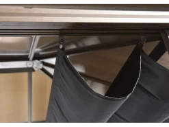 Sojag Insektenschutz^Aluminium Pavillon Castel 12 x 14 Bronze 362 cm x 427 cm x 296 cm