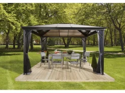 Sojag Aluminium-Pavillon Verona 10 x 14 Anthrazit 423 cm x 298 cm x 261 cm