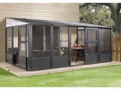 Sojag Kalt-Wintergarten Mural Anthrazit 309 x 404 cm