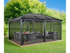 Sojag Pavillon Meridien 12 x 16 Anthrazit 365 cm x 485 cm x 270 cm