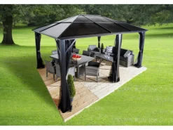Sojag Pavillon Meridien 12 x 16 Anthrazit 365 cm x 485 cm x 270 cm
