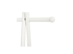 Songmics Garderoben^Kleiderständer 2 Ablagen 40 cm x 87,5 cm x 155 cm Weiß