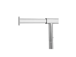 Songmics Garderoben^Kleiderständer mit Rollen 150 cm x 45 cm x 160 cm Silber