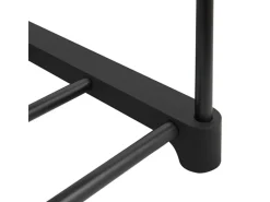 Songmics Regale Massivholz|Regale Schwarz^Schuhregal 6 Ebenen 30 cm x 45 cm x 106 cm Schwarz