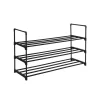 Songmics Schuhregal 3 Ebenen 30 cm x 92 cm x 55 cm Schwarz