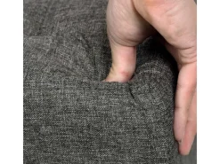 Songmics Hocker^Sitzhocker mit Stauraum 38 cm x 38 cm x 40 cm Grau